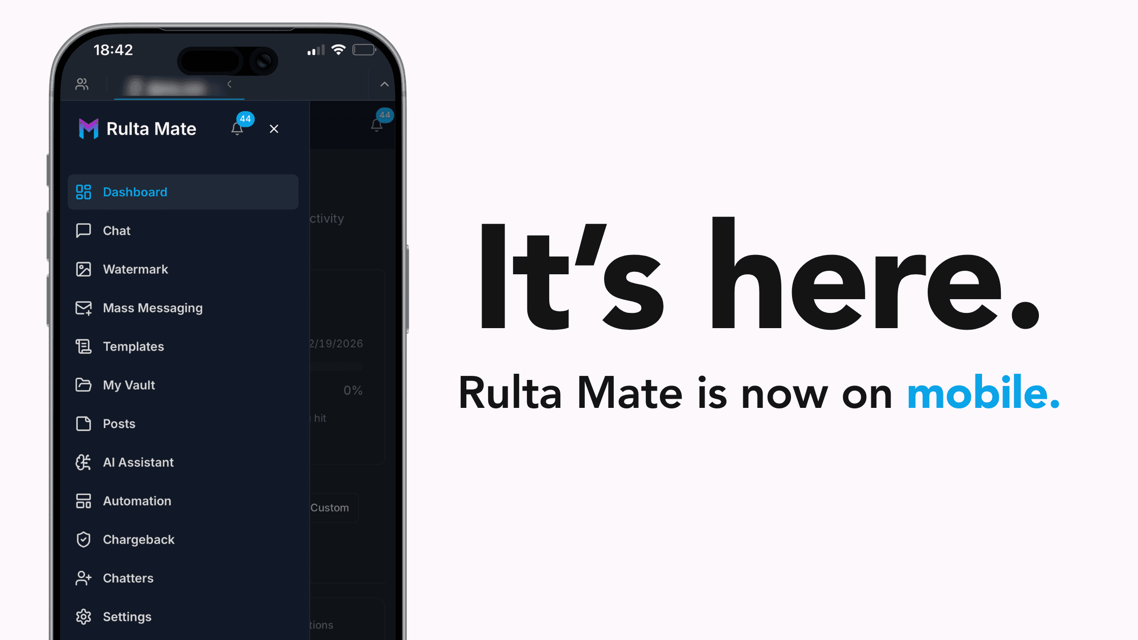 Rulta Mate Is Now on Mobile